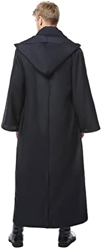 Tunic Hooded Robe Adult Wizard Robes Monk Priest Cloak Halloween Cosplay