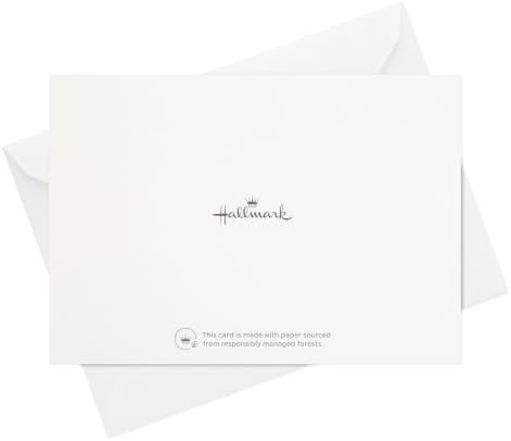 Hallmark Blank Graduation Thank You Cards, 40-Pack (Black and Gold)