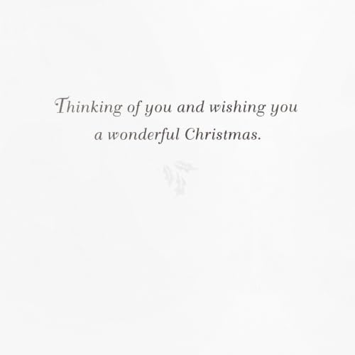 Hallmark Christmas Cards, 40-Pack with Envelopes (Green and Gold)