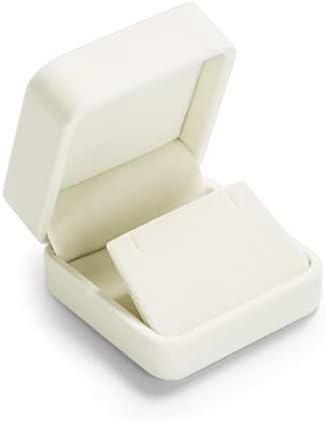 Oirlv White Velvet Earring Box，Perfect for Gift Giving