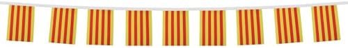 AZ FLAG Catalonia Bunting 20 ft 20 flags Light Polyester