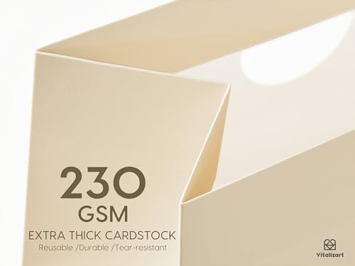 Vitalizart Paper Gift Bags With Ribbon Handles Medium White Bulk Pack