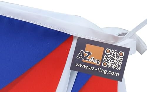AZ FLAG Czech Republic Bunting 20 ft 20 flags Light Polyester