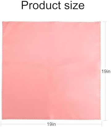 Valentine's Day Cloth Napkins Set of 4, Pink Polyester Dinner Napkins Washable Reusable, Wave Lace Table Cloth Napkins for Christmas Thanksgiving Festival Holiday Dinner Table Decoration