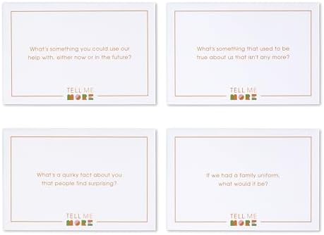 Tell Me More: Family Edition - A Family Conversation Starter Game of 52 Questions to Foster Communication and Deepen Connections