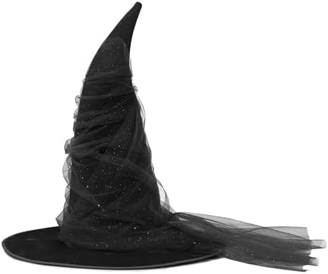 HOMELEX Witch Hat for Women, Adult Halloween Costume Hat