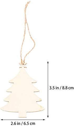 Wooden Christmas Ornaments Natural Wood Slices Unfinished Wooden Cutouts