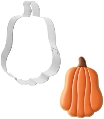 Pumpkin Cookie Cutter 3 Pc Set – Hand Made in the USA from Tin Plated Steel