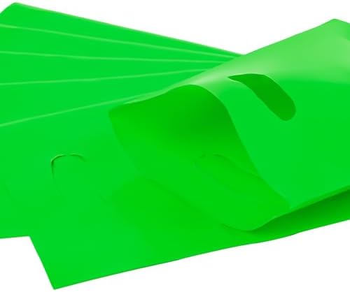 Green 100 PCS Small Gift Bags, 6"x8" Goodie Party Favor Bags with Handle, Treat Retail Pouches for Kids Birthday, Christmas, Small Business