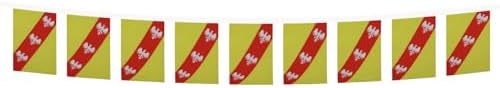 AZ FLAG Lorraine Bunting 20 ft 20 flags Light Polyester
