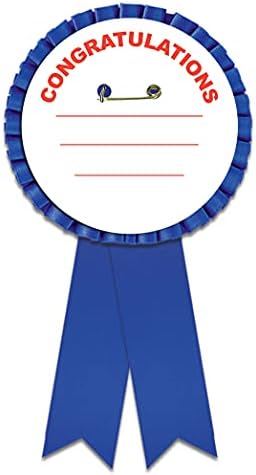 Hodges Badge Company - Genuine Award Ribbon Rosette Set - 1st 2nd 3rd and Honorable Mention - Made in USA
