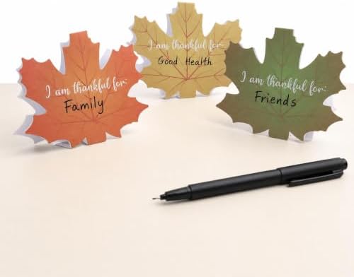 100 Pcs Thankful for Leaves Place Cards Thanksgiving Table Name Settings
