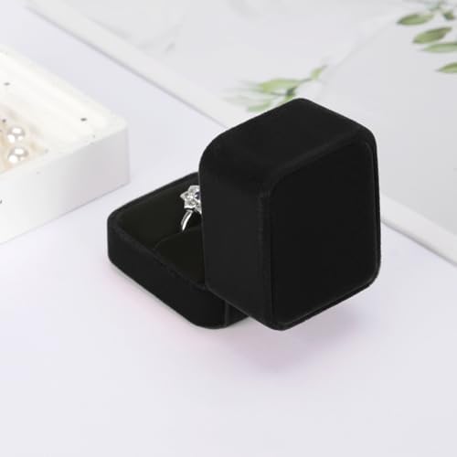 KUKUVR 2 Pieces Small jewelry Wedding Ring Gift Box for Proposal