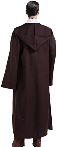 GOLDSTITCH Men Hooded Robe Cloak Knight Fancy Cool Cosplay Costume