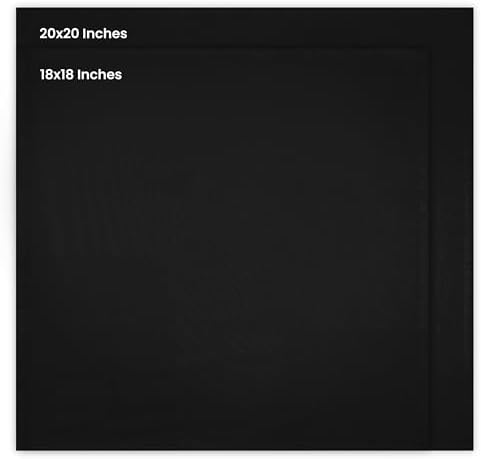 Utopia Kitchen Cotton Blend Black Cloth Napkins [12 Pack, 18x18 Inch]