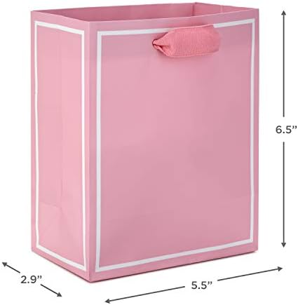 Hallmark 6" Small Gift Bags, 5-Pack (Pastels)
