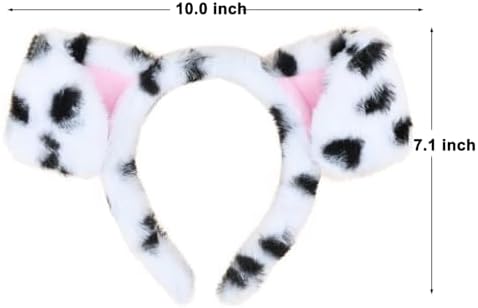 Plush Animal Ears and Horns Headband-Halloween Christmas Festival Theme Party Animal Cosplay Costume Headbands