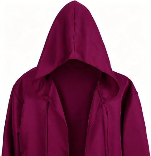 GOLDSTITCH Men Hooded Robe Cloak Knight Fancy Cool Cosplay Costume
