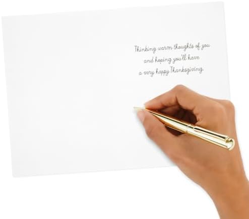 Hallmark Thanksgiving Cards with Envelopes, 10-Pack (Warm Thoughts of You)