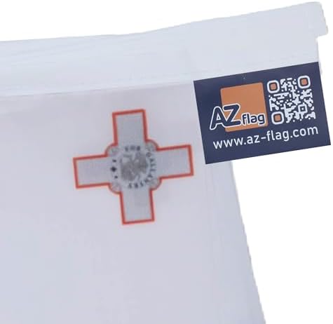 AZ FLAG Malta Bunting 20 ft 20 flags Light Polyester