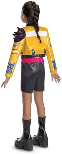 Disguise K-Pop Demon Hunters Rumi Costume, Official Halloween Jumpsuit and Top Dress Up Outfit, Kids Size (10-12)