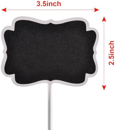 Food Labels for Party Buffet, Wood Mini Chalkboards Signs for Food