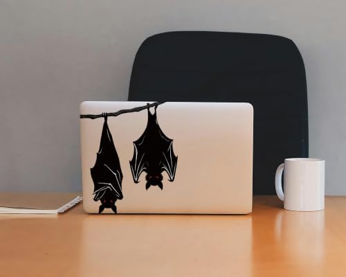 FLFK Halloween Peel and Stick Wall Stickers (Hanging Bats)