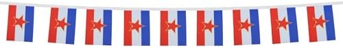 AZ FLAG Yugoslavia Bunting 20 ft 20 flags Light Polyester