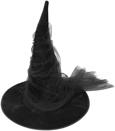 HOMELEX Witch Hat for Women, Adult Halloween Costume Hat