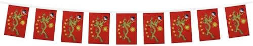 AZ FLAG Imperial China New Bunting 20 ft 20 flags Light Polyester