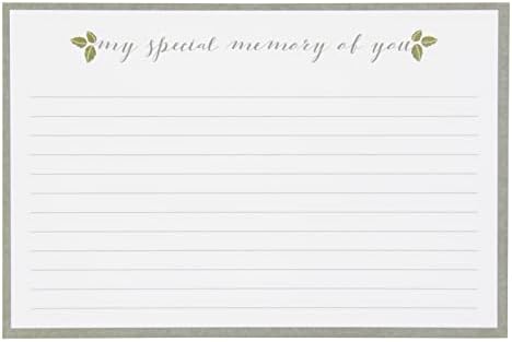60 Pack Blank Sympathy Cards, Share a Memory Card for Celebration of Life, Memorial, Funeral (4 x 6 In)