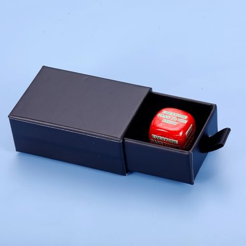 Santa Swap Gift Exchange Dice Christmas Exchange Games Dice - Family Christmas Party Favors White Elephants Gifts for Adults Gag Stocking Stuffers for Her Him New Year
