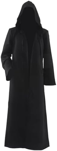 Tunic Hooded Robe Adult Wizard Robes Monk Priest Cloak Halloween Cosplay