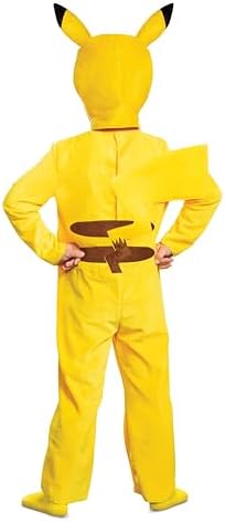 Disguise Pokemon Pikachu Costume Child Pikachu Cosplay Outfit & Headpiece Kids Pokemon Cosplay