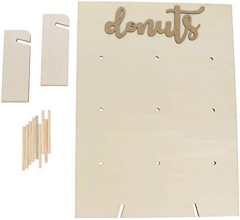 DIY Donuts Wall Display Holder, Wooden, 12" x 12"