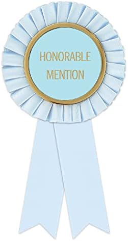 Hodges Badge Company - Genuine Award Ribbon Rosette Set - 1st 2nd 3rd and Honorable Mention - Made in USA
