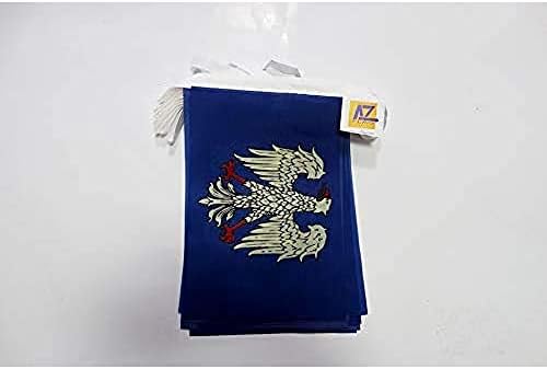 AZ FLAG Friuli-Venezia Giulia Bunting 20 ft 20 flags Light Polyester