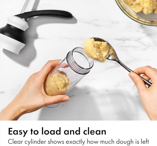 OXO Good Grips 14-Piece Cookie Press Set,Cookie Press with 12 Stainless Steel Disks and Storage Case,Holiday Baking and Everyday Treats,Essential Baking Supplies,(Pack of 2)