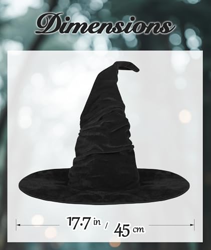 HOMELEX Adult Witch Hat for Halloween Costume Party