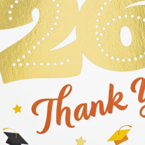 Hallmark Graduation Thank You Cards, Bulk 40-Pack (Class of 2026)