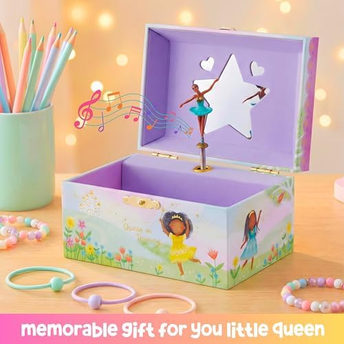 Giggle & Honey® Musical Ballerina Jewelry Box for Girls