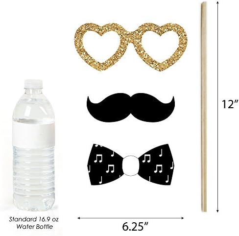 Nash Bash Bridal Shower Photo Booth Prop Kit, DIY Cardstock Props - 20pc