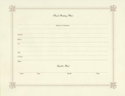 BookFactory Funeral Guest Book, 8 7/8" x 7" Blue Hardbound, 48 Pages