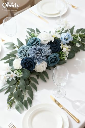 Wedding Arch Flowers Set of 2, Artificial Flowers for Decoration