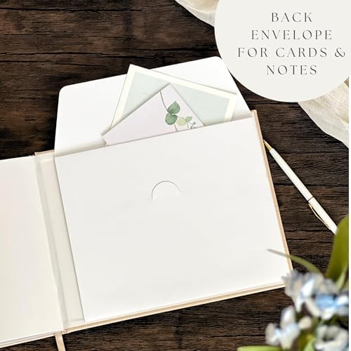 Funeral Guest Book for Celebration of Life Memorial Service with Table Sign