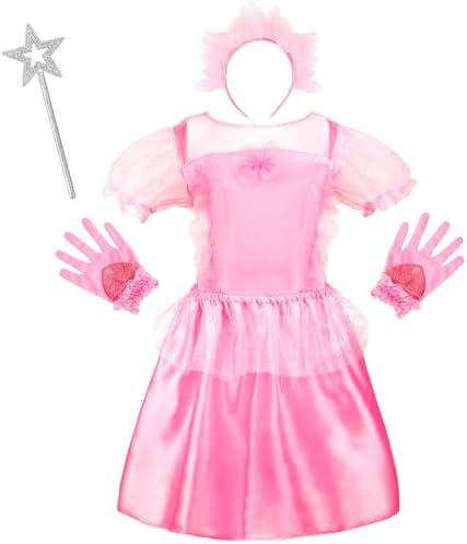 LIMIROLER Princess Dress Up Clothes for Little Girl Role Play Costume Gift Set Princess Dress Up Toys for Toddler Girls