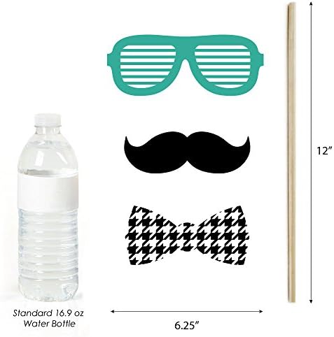 School Reunion Photo Booth Prop Kit, DIY Cardstock Props - 20pc