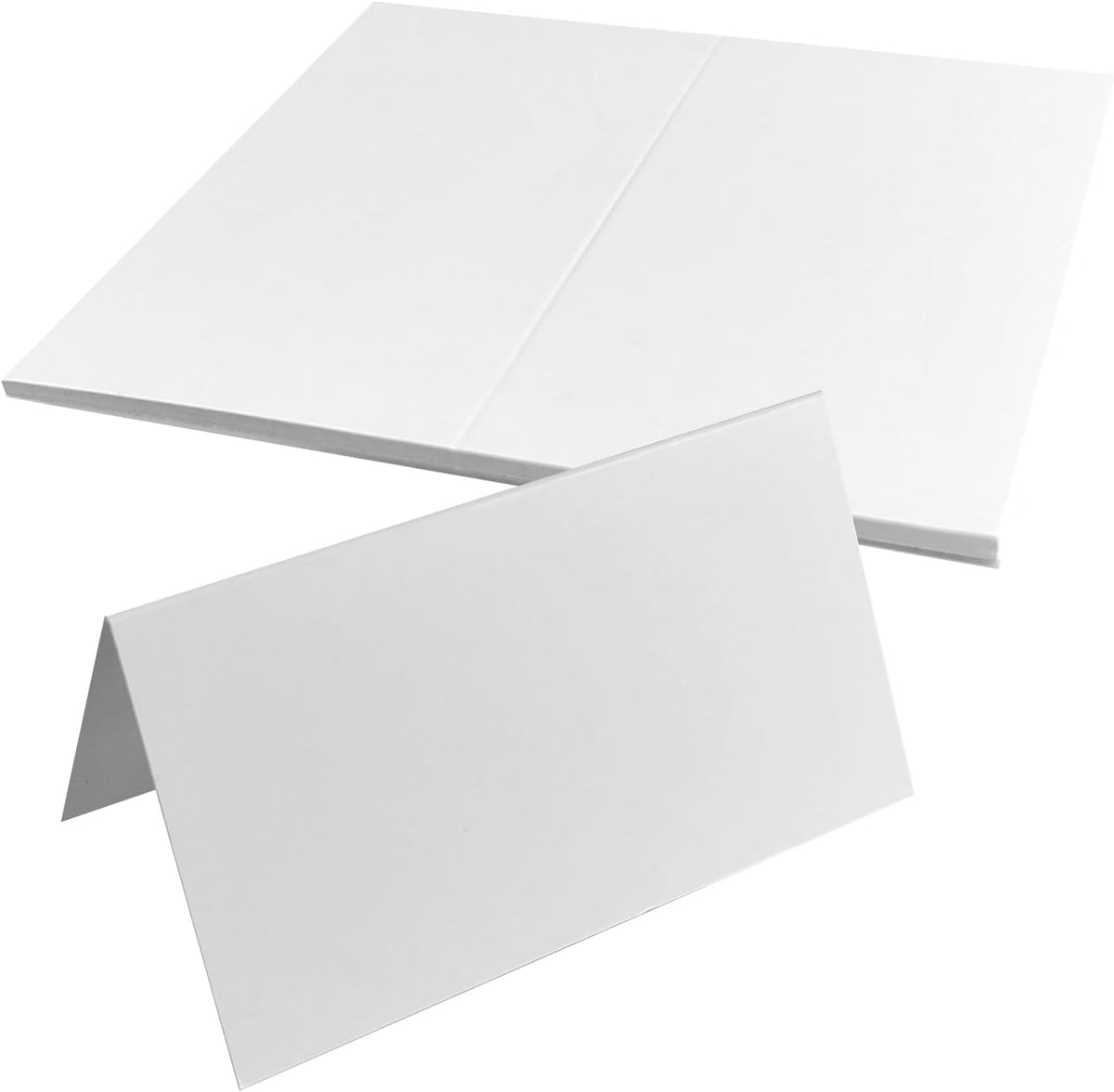 70 Pcs 2 x 3.5 Inch White Place Cards, Food Labels for Party Buffet