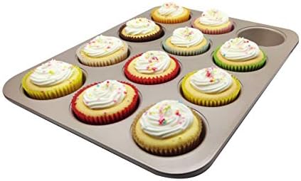 Premium Coffee Greaseproof Cupcake Liners Muffin Paper Baking Cups Standard Size, 100-Count