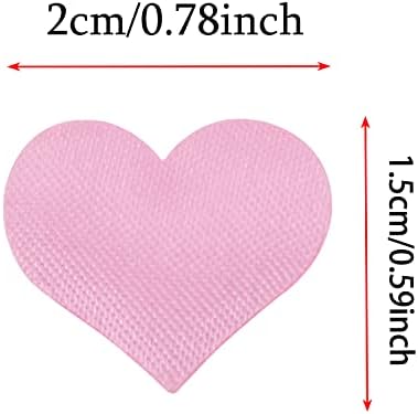 ONLYKXY 200Pcs Sponge Confetti Flower Decor Heart Shape Petals Table Wedding Decoration Glitter Scatter for Wedding Party Valentine's Day Scatter Ponge Petal Confetti (Pink)